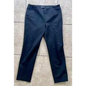 Talbots Petites Women's Size 8P Black Ankle Pants Straight Leg Career Workwear